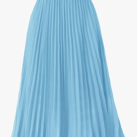 Goobgs Dresses & Skirts - CHIC WOMEN'S PLEATED A LINE HIGH WAIST SWING FLARE MIDI SKIRT XL